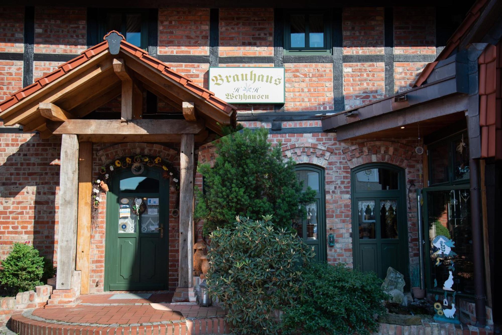 Mahlzeit - Hotel Brauhaus Weyhausen - Keramikstudio エクステリア 写真